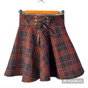 Plaid skirt (with inside shorts) SKUW004‎
